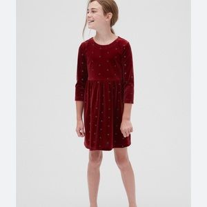 Gap Velvet Star Dress